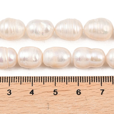 Natural Cultured Freshwater Pearl Beads Strands PEAR-F020-24A-1