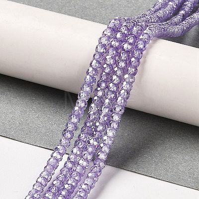 Cubic Zirconia Bead Strands ZIRC-G001-01H-1