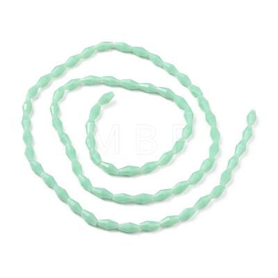 Opaque Glass Beads Strands GLAA-P001-03A-01-1