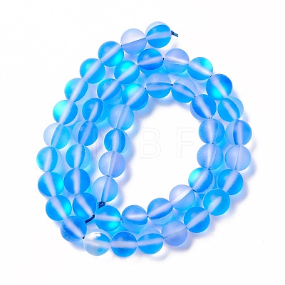 Synthetic Moonstone Beads Strands G-E573-01B-19-1