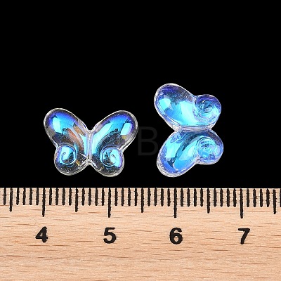 AB Color Plated Transparent Glass Beads GLAA-Z020-01-1