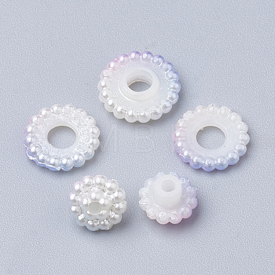Imitation Pearl Acrylic Beads OACR-T004-10mm-11-1