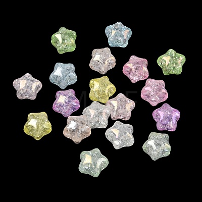 Crackle Transparent Acrylic Beads AC-CBA4496-01-1