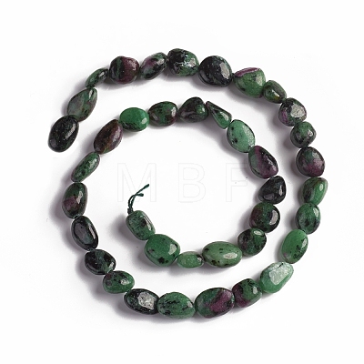 Natural Ruby in Zoisite Beads Strands G-D0002-D69-1