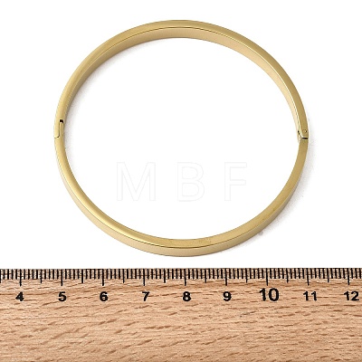 201 Stainless Steel Plain Bangles BJEW-Z151-01G-01-1