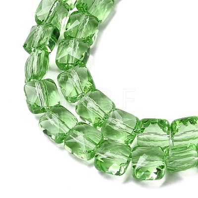 Transparent Glass Beads Strands GLAA-L050-A15-1