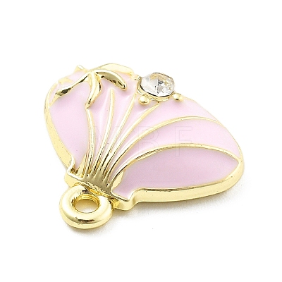 Alloy Enamel Charms PALLOY-E582-02G-02-1