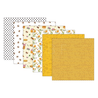 24Pcs 12 Styles Scrapbook Paper Pads PW-WG54B60-01-1