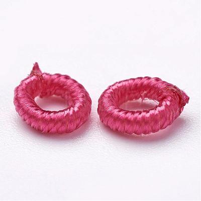 Polyester Weave Beads WOVE-N003-42-1