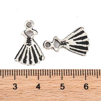 Tibetan Style Dress Alloy Pendants PALLOY-P079-01-1