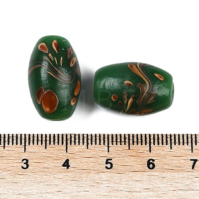 Opaque Handmade Lampwork Beads BLOW-D006-05G-1