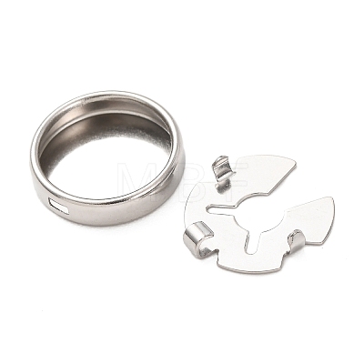 304 Stainless Steel Cufflinks STAS-F362-01P-1