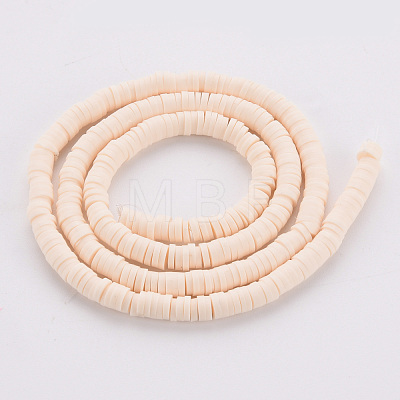 Handmade Polymer Clay Bead Strands CLAY-T002-4mm-76-1