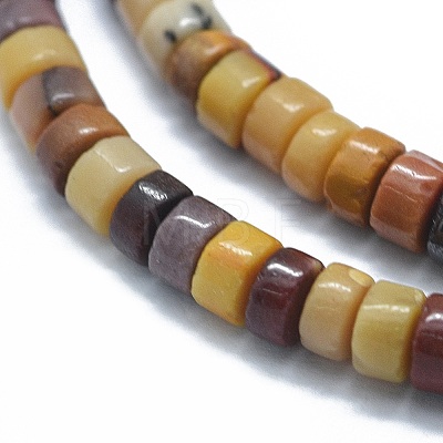 Natural Mookaite Beads Strands G-F631-A20-1