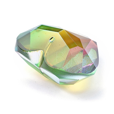 K9 Glass Rhinestone Pendants GLAA-Q087-03-1