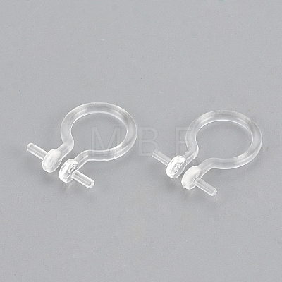 Plastic Clip-on Earring Findings KY-S155-04-1