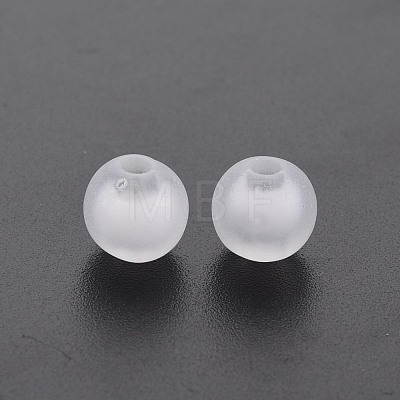 Frosted Acrylic Beads FACR-Q006-16mm-01-1