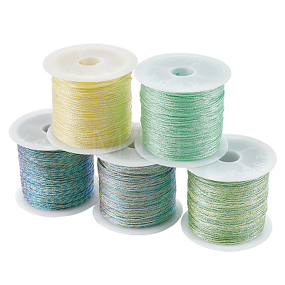   5 Rolls 5 Colors 6-Ply Polyester Thread OCOR-PH0002-10-1