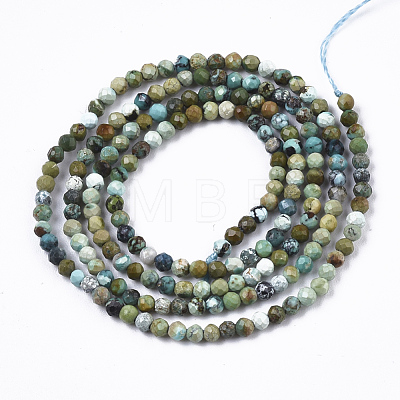 Natural Green Turquoise Beads Strands G-N328-001A-1