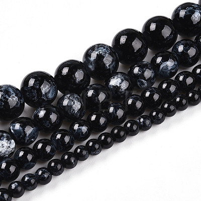Baking Paint Glass Beads X1-DGLA-N003-8mm-A10-1