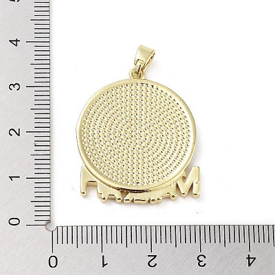 Rack Plating Brass Enamel Pendants KK-H474-21G-02-1