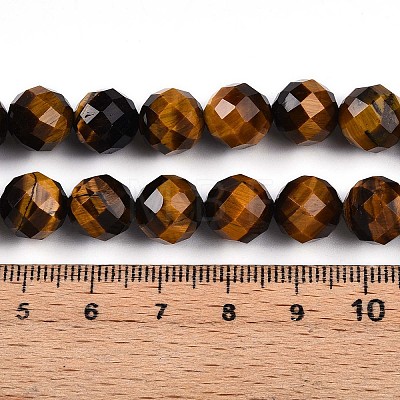 Natural Tiger Eye Beads Strands G-S345-10mm-22-1