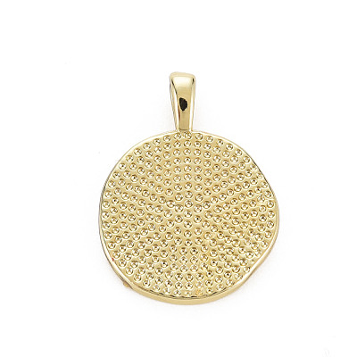 Brass Enamel Pendants KK-Q283-057H-NR-1