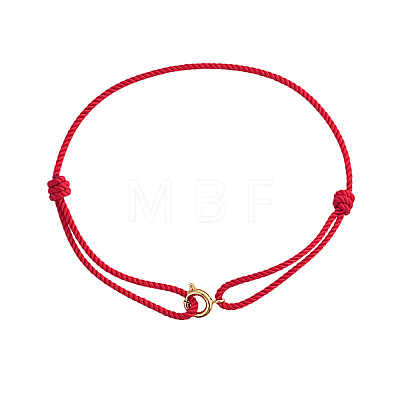 Braided Nylon Cord Adjustable Bracelets BH8898-2-1