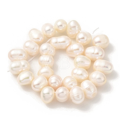 Natural Cultured Freshwater Pearl Beads Strands PEAR-A006-29C-1