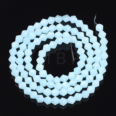Imitation Jade Glass Beads Strands X-GLAA-Q080-4mm-A02-1