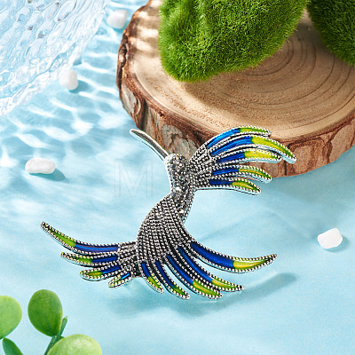 Hummingbird Enamel Pins JEWB-TADJ0001-04A-1
