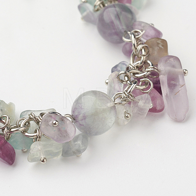 Gemstone Bracelets X-BJEW-JB02642-1