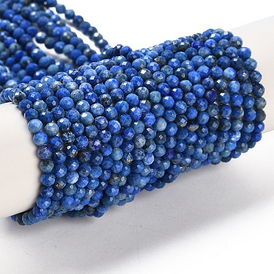 Natural Lapis Lazuli Beads Strands G-L587-A03-02-1