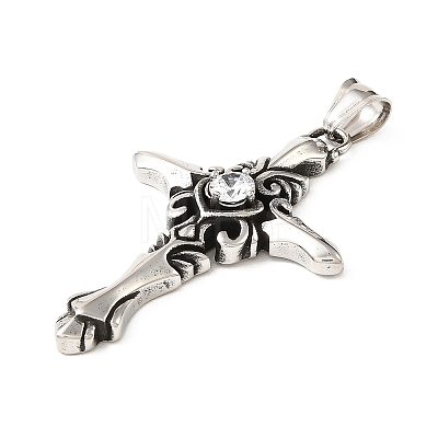 Easter 304 Stainless Steel Pendants STAS-F363-02A-AS01-1