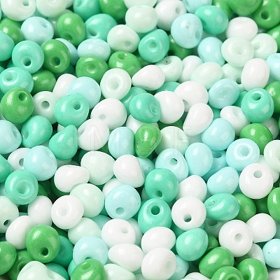 6/0 Opaque Baking Paint Glass Seed Beads SEED-M012-02A-27-1