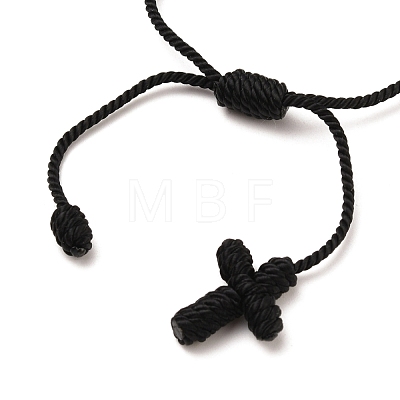 Adjustable Nylon Threads Braided Bracelets BJEW-JB05582-02-1