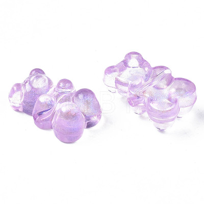 Transparent Acrylic Beads OACR-S028-144-1