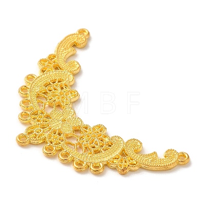 Rack Plating Alloy Flower Chandelier Component Links STAS-M016-14G-1