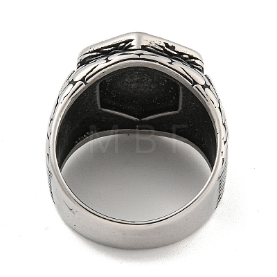304 Stainless Steel Ring RJEW-B055-04AS-15-1