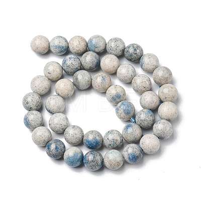 Natural K2 Stone/Raindrop Azurite Beads Strands G-C029-01C-1