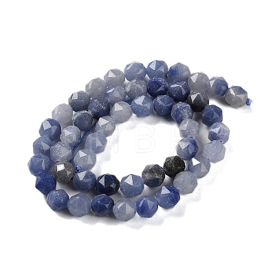 Natural Blue Aventurine Beads Strands G-NH0021-A23-01-1
