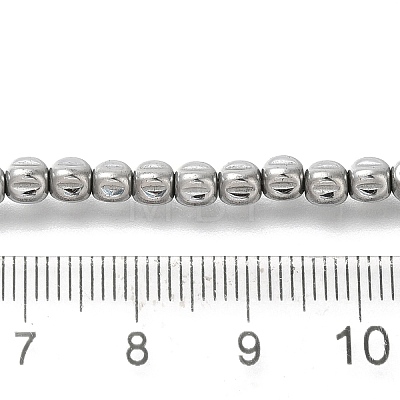 Electroplated Synthetic Non-magnetic Hematite Beads Strands G-C154-A01-01K-1