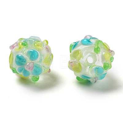 Handmade Lampwork Beads Strands LAMP-N021-015A-13-1