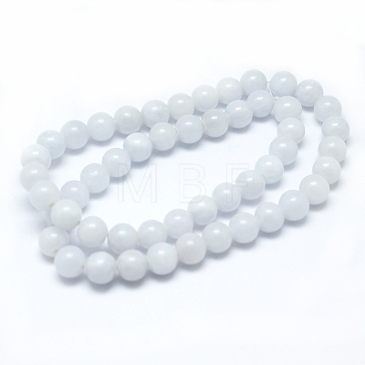 Natural Yellow Jade Beads Strands X-G-G598-10mm-YXS-01-1