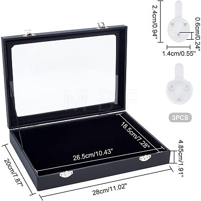 Velvet Jewelry Presentation Boxs VBOX-WH0003-17-1