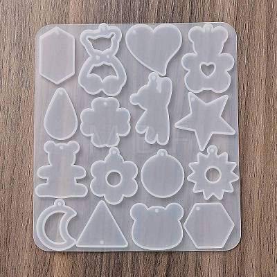 Animal Earrings Pendants DIY Silhouette Silicone Mold DIY-Q033-02A-1