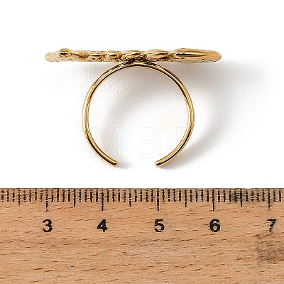 304 Stainless Steel Cuff Open Rings RJEW-Z147-02G-1