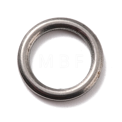 Non-Tarnish 304 Stainless Steel Linking Ring Pendants STAS-B024-22P-1