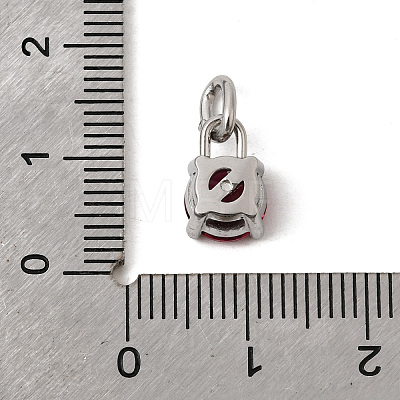 Birthdaystone Theme July 304 Stainless Steel Charms STAS-B128-60P-07-1