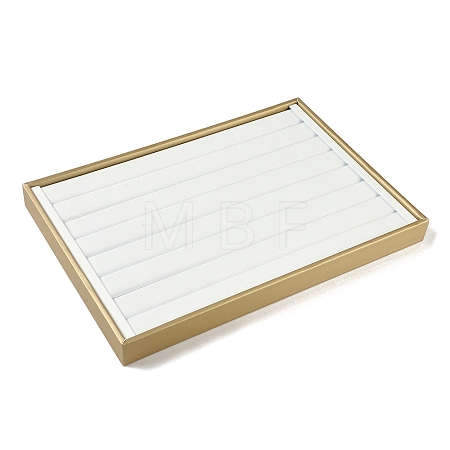 Imitation Leather Jewelry Ring Trays CON-G023-01A-1
